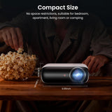 Load image into Gallery viewer, 1080P Bluetooth Mini Projector, Full HD Portable Outdoor Movie Projector with Built-in Speaker